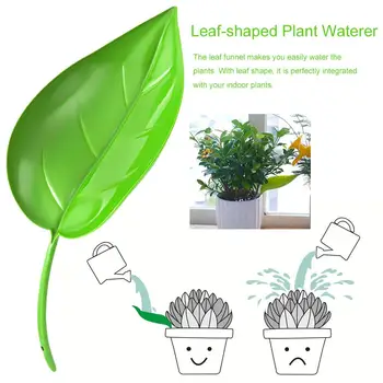 

6PCS Luminous Leaflow Plant Watering Funnel Flowerpot Plant Irrigation Gardening Watering Saving Tool