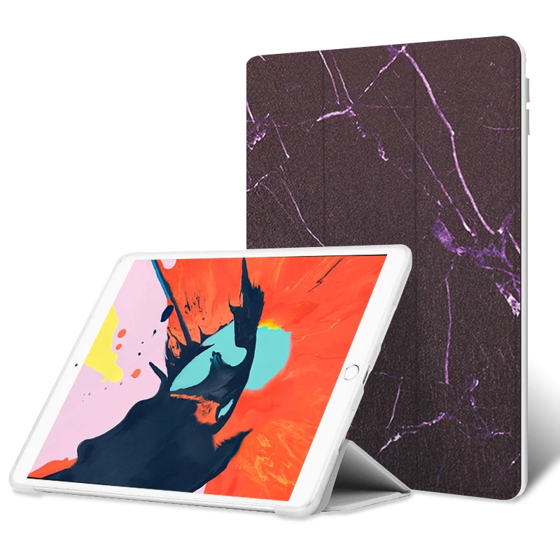 

For iPad 11 2020/9.7 2018 2017 5/6th case 10.2 7th Marble Leather Smart Cover for iPad 2 Air 1/2 Mini 1/2/3/4/5 pro10.5/9.7 case