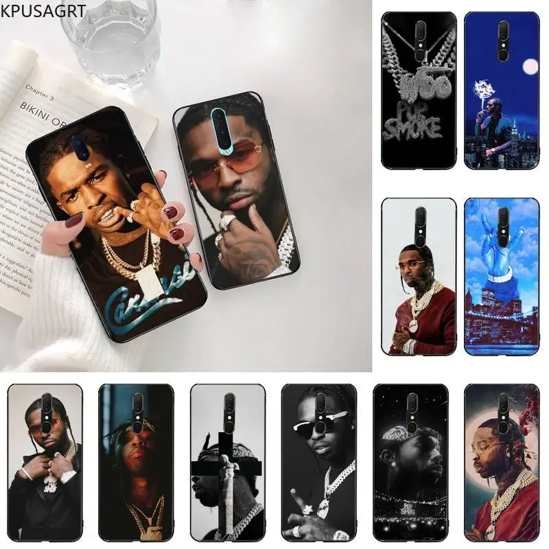 

Rapper Pop Smoke Phone Case Cover For Oppo A5 A9 2020 A5S Reno2 z Renoace 3pro Realme5Pro