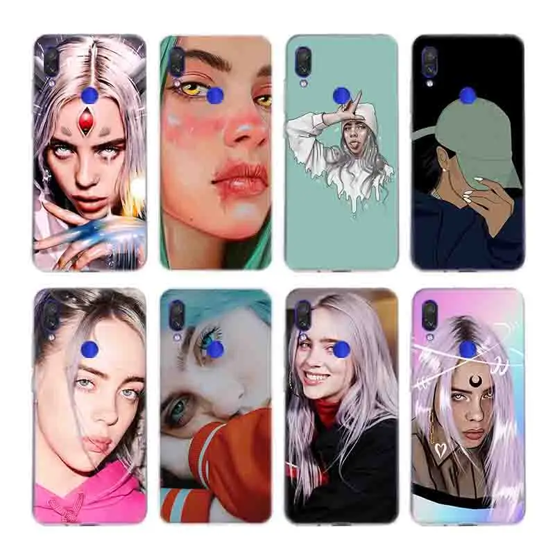 Billie Eilish комиксов Бампер Мягкий резиновый чехол для телефона Xiaomi Redmi K20 фотокамеры