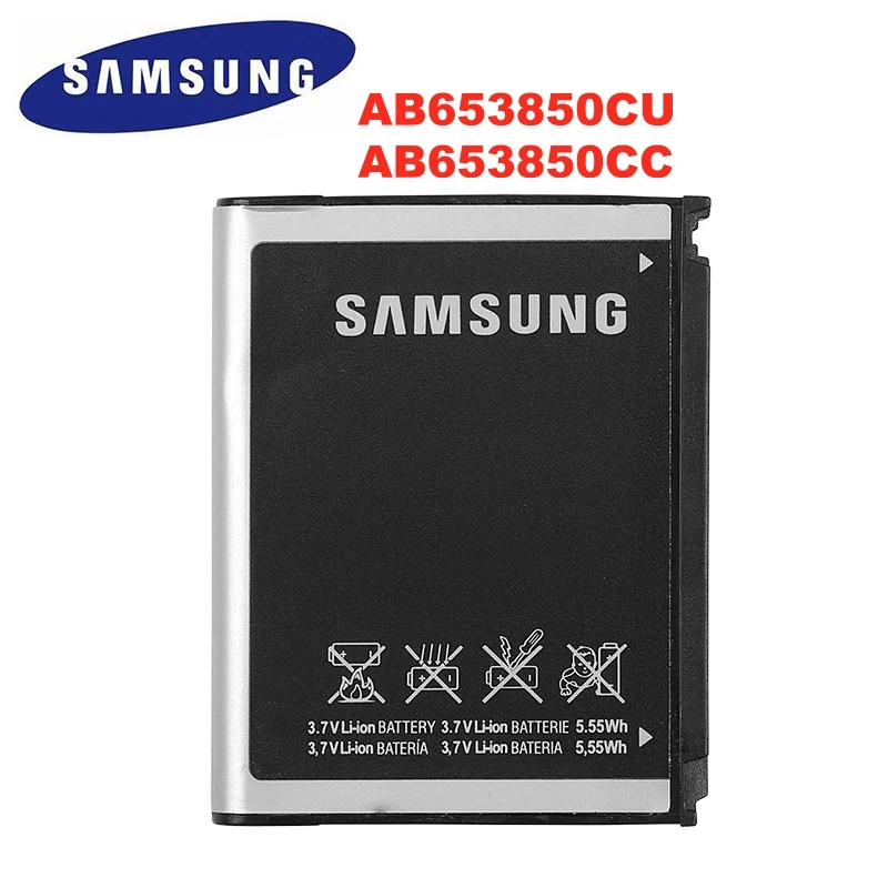 AB653850CU AB653850CC 1500 мА/ч оригинальный аккумулятор для Samsung i9023 M490 M495 Nexus S i899 I909 i7500 i8000