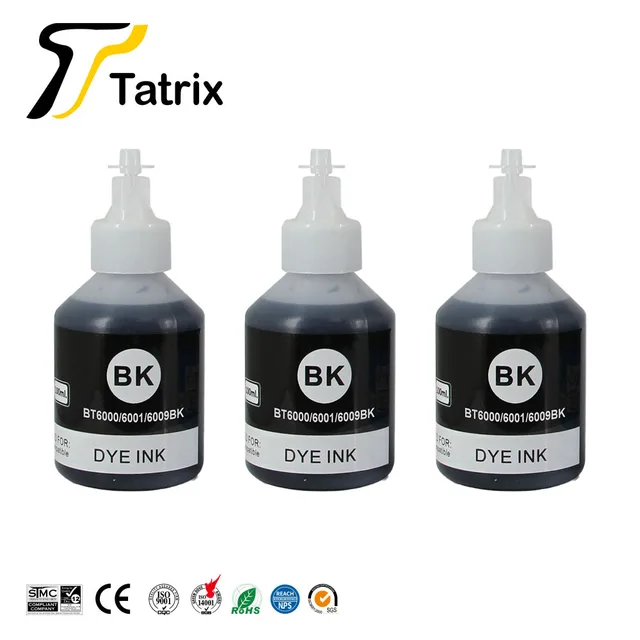 Tatrix tinta de tinte rellenable, para Brother BT6000/6001/6009  BT5000/5001/5009, compatible con Brother DCP T300/DCP T500W/DCP T700W|Kits  de recarga de tinta| - AliExpress