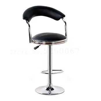 

Bar stool modern minimalist home rotating lift backrest chair bar stool high round stool bar stool beauty chair