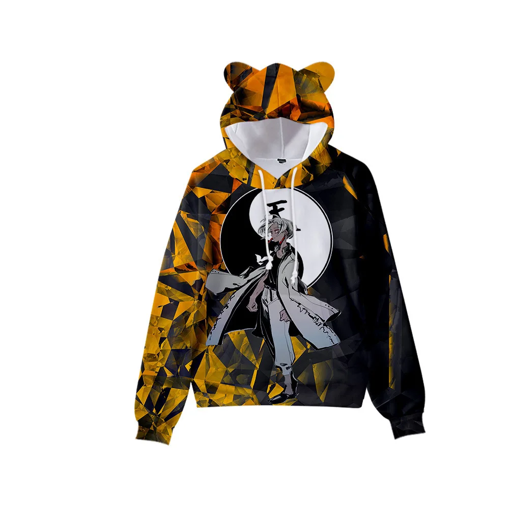 

New Printing 3D Comic Tokyo Revengers Hoodie Boys Girls Tops Fashion Autumn Hip Hop Cat Ears Kids Hooded Casual Pullover Outwear