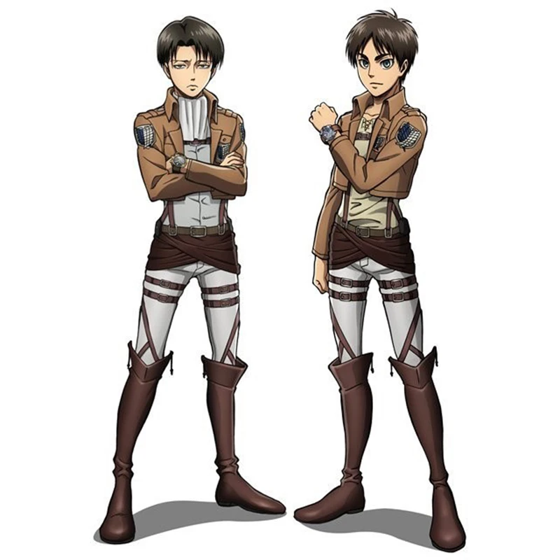 Eren Jaeger Mikasa · Ackerman Косплей кожаная юбка костюм анимация атака на Титанов Cos следственная команда