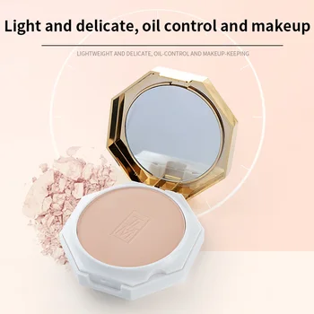 

Natural Face Powder Facial Oil-control Waterproof Powder Moisturizer Long Lasting Make Up Mineral Powder Foundation Ladies Gift