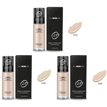 

Hotsale Beauty Liquid Foundation Moisturizing Long-lasting Control Oil Brighten Skin Color Liquid Concealer