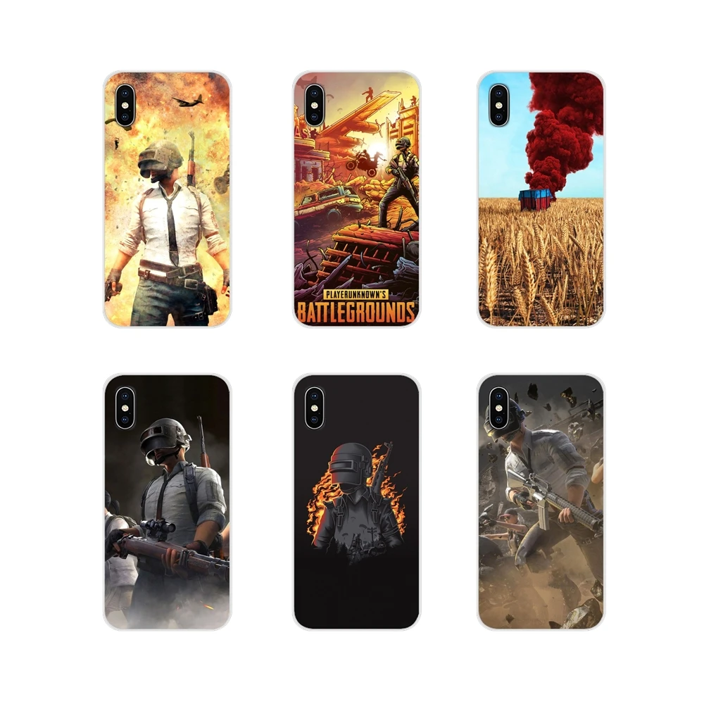 Прозрачный чехол из ТПУ для Xiaomi Redmi 4A S2 Note 3 3S 4 4X 5 Plus 6 7 6A Pro Pocophone F1 PUBG PlayerUnknowns Battlegrounds