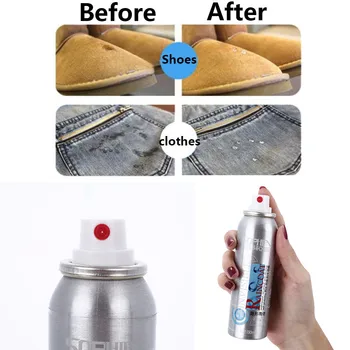 

Spray Water Shield Anti-Oil Wallets Repellent Protector ScotchGard Camping Protective Cover Satchels Tools Shoes