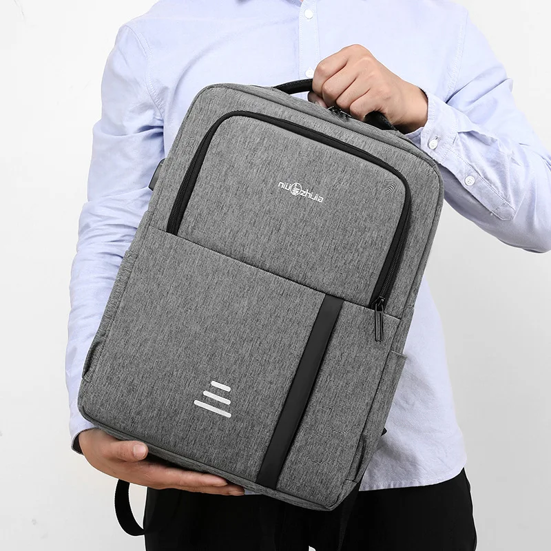 

Business Backpack Men's Large-Volume Business Trip Multi-functional Computer Reflective Backpack Travel ban gong bao