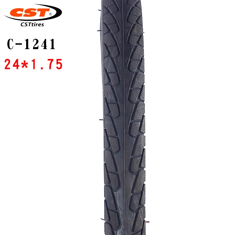 CST-Antiskid Mountain Bike Tires, Steel Wire Tire, Wear Resistant Bicycle Tire, 24 ", 24x1.75, C1241, C1241