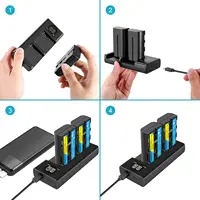 Battery charger For Sony NP F960 NP F970 NP-F960 NP-F750 Battery Dual Channel ChargerNP F770 NP F750 NP F550 F330 FM-500H - Image 3