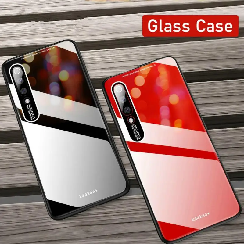 

Glass Mirror Case For Xiaomi Mi CC9 CC9E A3 8 Lite 9 SE Mi 9T Pro Soft TPU Shockpoof Cover For Redmi Note 7 K20 Pro Phone Coque