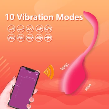 APP Wireless Vibrator For Women Clitoris Powerful Wear Vibrating Panties Anal Dildo Remote Control Bluetooth Vibrator Sex Toys 3