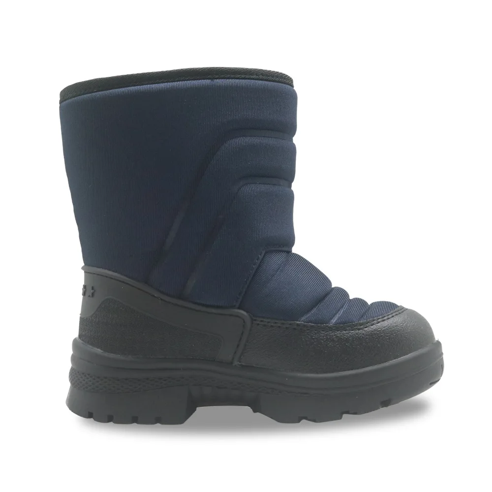 Dollplus/Детские теплые плюшевые зимние сапоги для маленьких мальчиков; водонепроницаемые камуфляжные альпинистские ботинки до середины икры