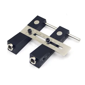 

Adjustable Oblique Hole Guide Locator Woodworking Punching Positioner Set Locating Tool JDH99