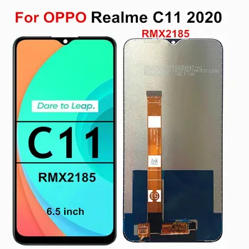 

6.5" LCD for OPPO Realme C11 RMX2185 LCD Display Touch Screen Sensor Assembly for Realme C11 2020 LCD Display Replacement