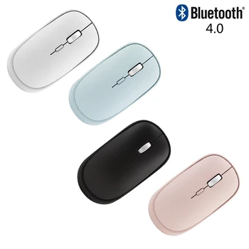 

Bluetooth Wireless Computer Mouse Optical Ergonomic PC Office Mice 1600 DPI BT 4.0 USB 3D Dual Mode Mause For Phone Pink Girl