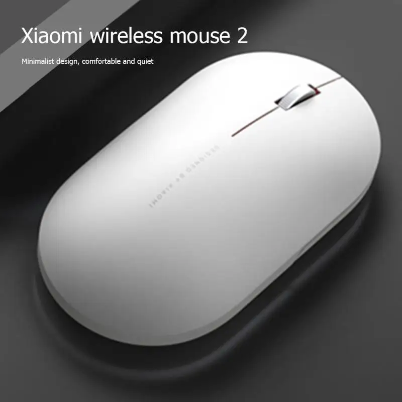 Xiaomi mi беспроводная мышь 2 1000 dpi 4 GHz Беспроводная USB приемник игровая Ergono c