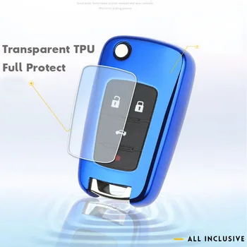 

Key Housekeeper Car key shell case Soft TPU For Chevrolet Chevy VAUXHALL OPEL Insignia Astra J Zafira C Mokka key Holder Pouch