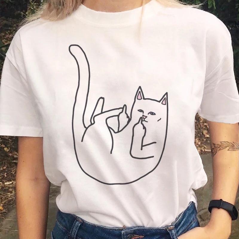 Funny Creative Tide Brand T shirt Women Streetwear RIP N DIP Clothes