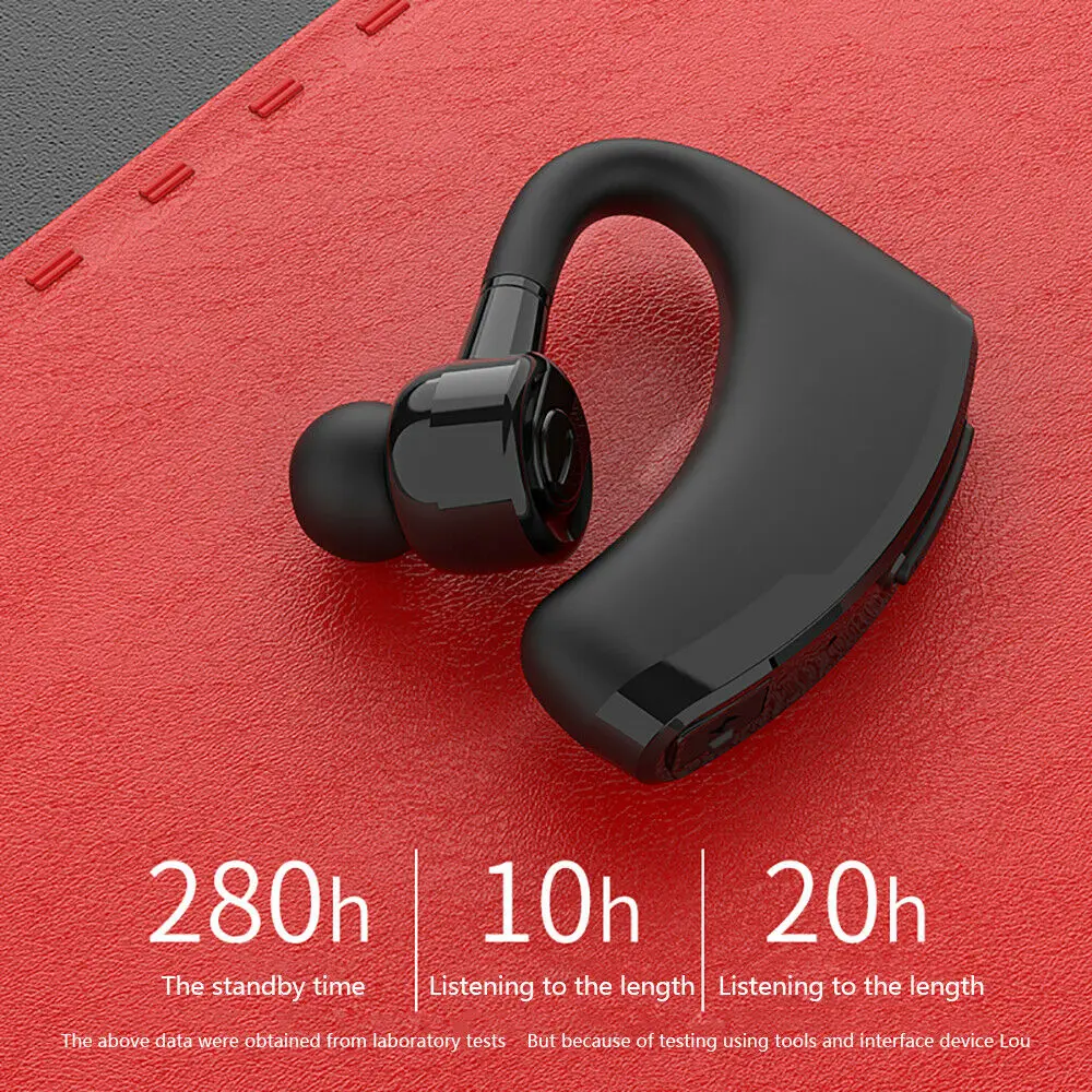 5,0 Bluetooth 9D стерео бизнес Bluetooth гарнитура громкой связи беспроводные наушники для водителя спорта спортзала