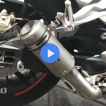 60-51 мм универсальный глушитель выхлопной трубы мотоцикла SC Escape скутер с DB killer для R6 cbr650f S1000RR Z900 MT07 KTM K8 K11