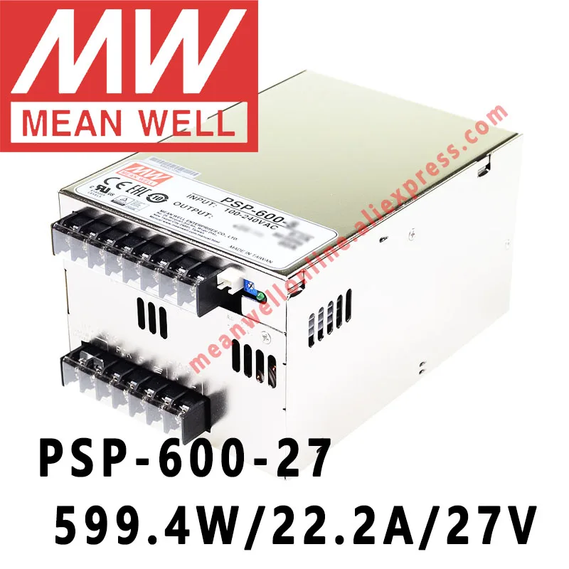 

Mean Well PSP-600-27 meanwell 27VDC/22.2A/599.4W with PFC and Parallel Function Power Supply online store