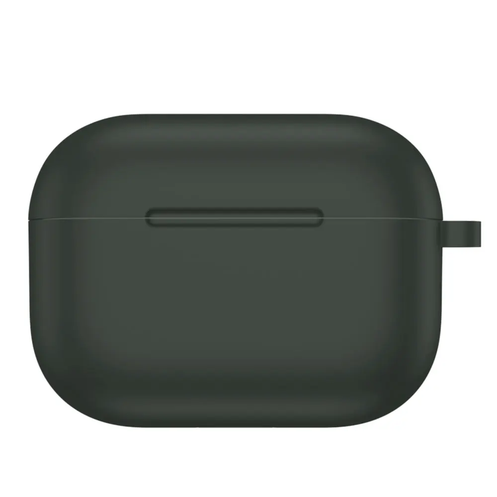 Для AirPods Pro Чехол Силиконовый круглый нижний чехол беспроводной Bluetooth наушники защитный чехол против царапин с вешалкой
