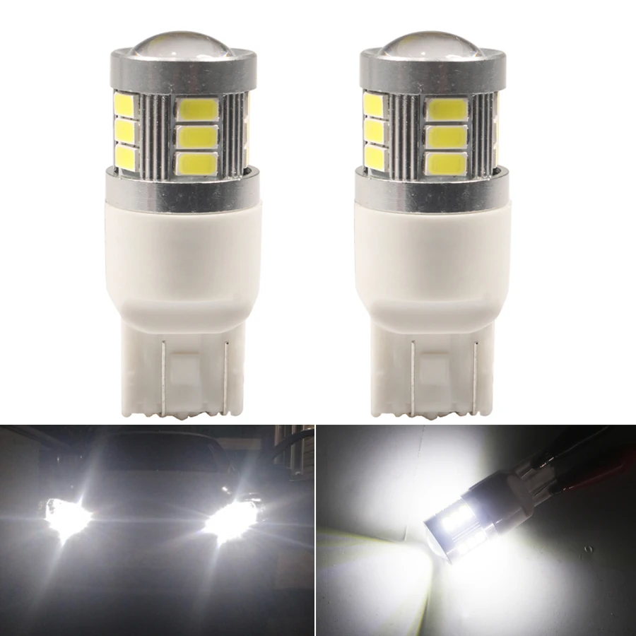 Дневные ходовые огни NHAUTP 2 шт. T20 7443 W21W/5 Вт светодиодные лампы для Renault Duster Lada Vesta