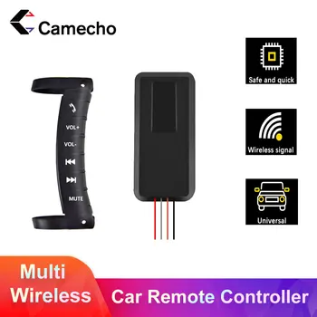 

Camecho Car Radio Wireless Remote Control For DIN Car Multimedia Steering Wheel Remote Control Universal For Car DVD GPS Player
