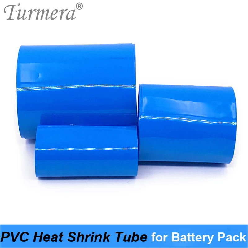 Turmera Battery Wrap Heat Shrinkable Tube PVC Shrink Tubing 30mm to 210mm for 18650 26650 32700 Lithium Battery Pack Customize 05