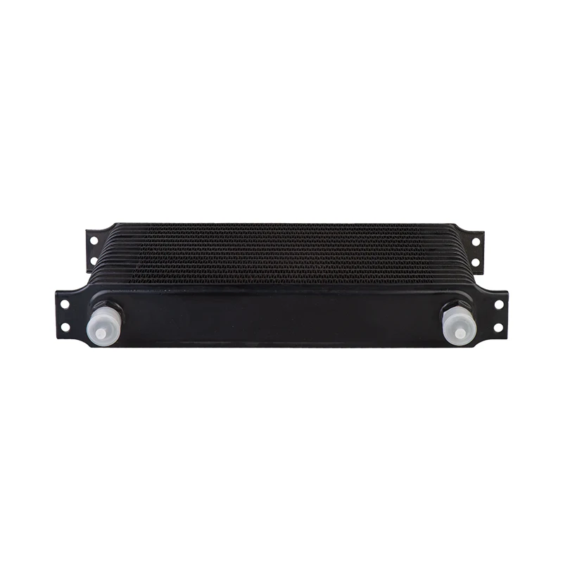 Universal 15 Rows Aluminum Auto Car Oil Cooler AN10 Engine Transmission Oil Cooler Kit Black color