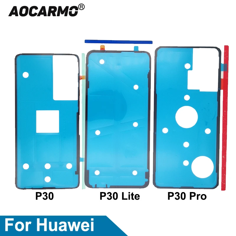 Клейкая лента Aocarmo для задней крышки аккумулятора Huawei P30/P30 Lite/P30 Pro|Наклейки