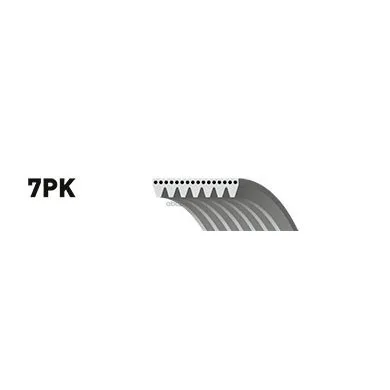 Ремень Поликлиновый Ford Transit 2.4d 00- Gates арт. 7PK2710XS