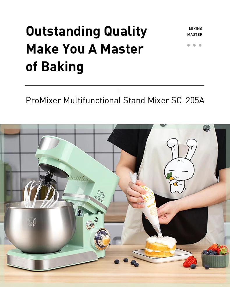 Multifunctional Restaurant Home Kitchen Table Stand Mixer Kitchen Machine,  Dough Mixer / Cream Blender / Egg Salad Mixer, Large Capacity Stainless  Steel Snd Noodle Bowl With Splash Kid, Egg Whisk & Dough