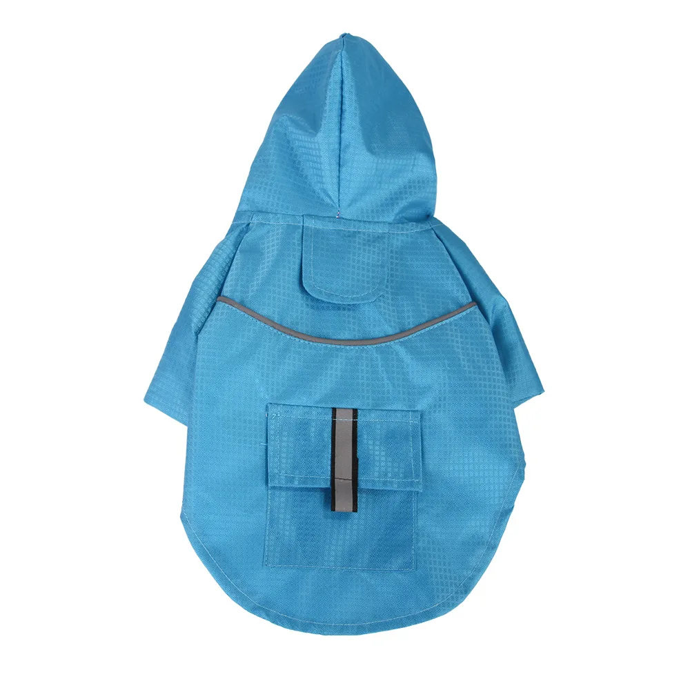 Outdoor Dog Raincoat Puppy Rain Coat Double-decked Windproof Dog Jackets With Cap  Waterproof Pet Cats Dogs Clothes Rainwear (10)