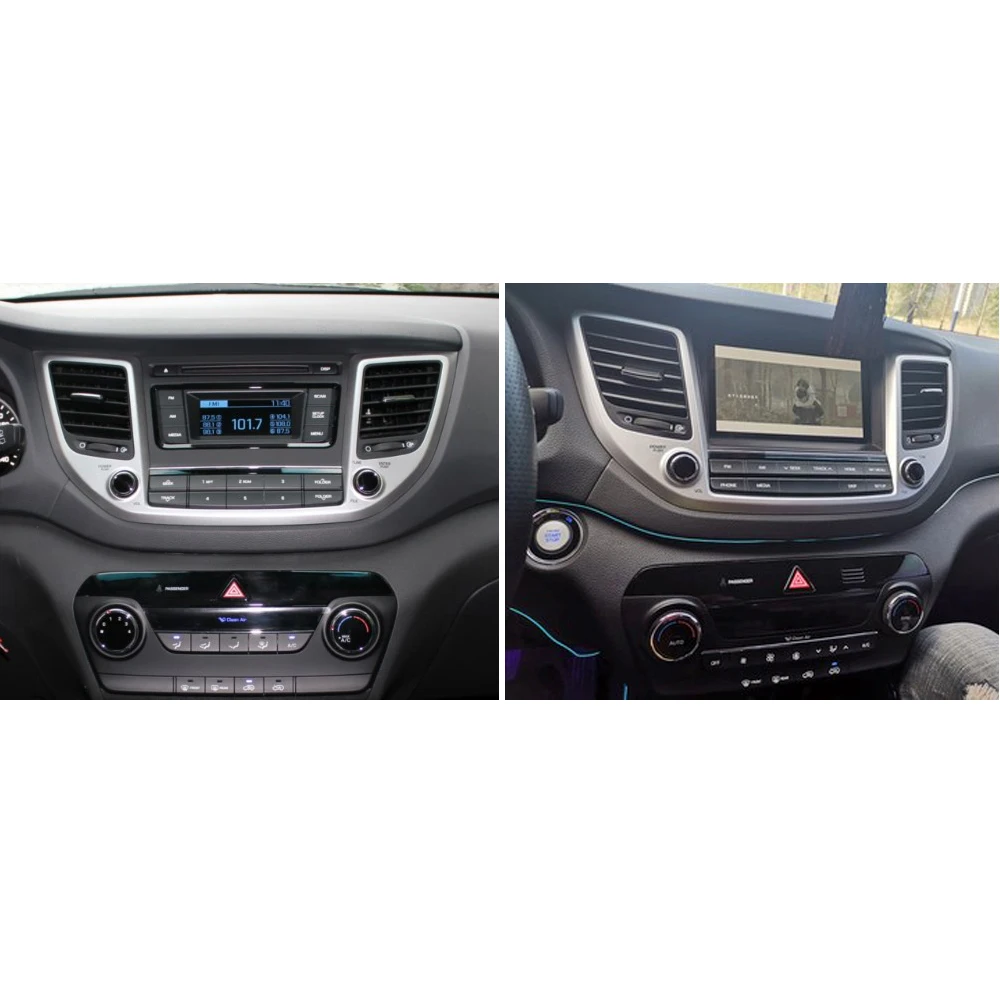 Sale Sinosmart  Android 8.1 2Din IPS/QLED 2.5D screen car gps radio navigation player for Hyundai Tucson IX35 2011-2019 4