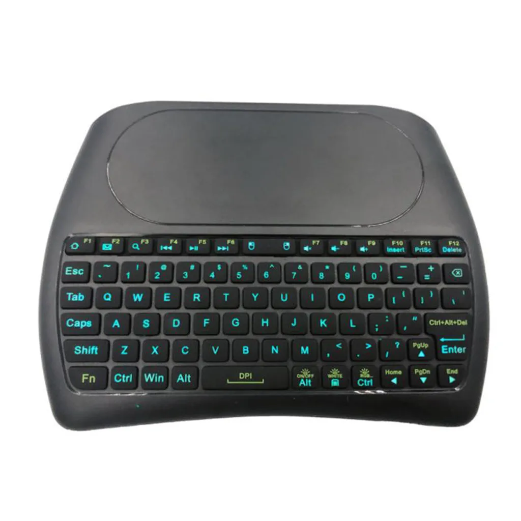 Мини игровая клавиатура D8 Pro Plus i8 Мини Беспроводная клавиатура английская версия с сенсорной панелью 2 Прямая поставка