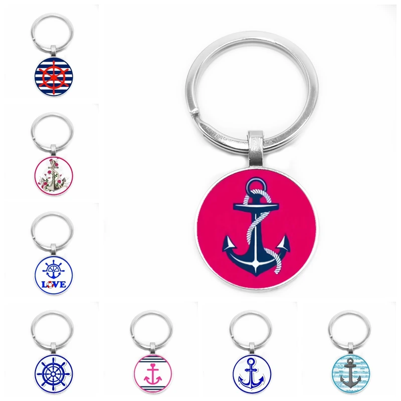 Новинка 2019 лидер продаж брелок с морским круизным кораблем якорь из розового