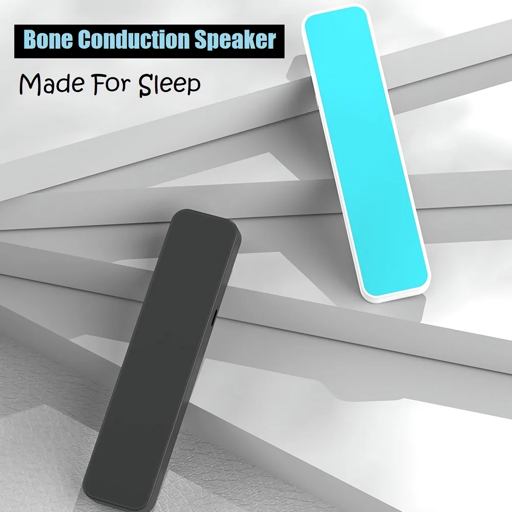 Bone Conduction Speaker Bluetooth-Compatible Music Box Wireless Portable Stereo Bass Under Pillow Improve Sleep For TikTok | Электроника