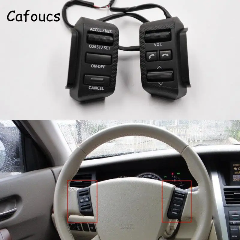 Cafoucs для Nissan Teana J31 2004 2005 2006 2007 круиз контроль на руле переключатель громкость