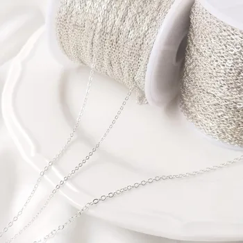 Silver Plated Cross Chain 1
