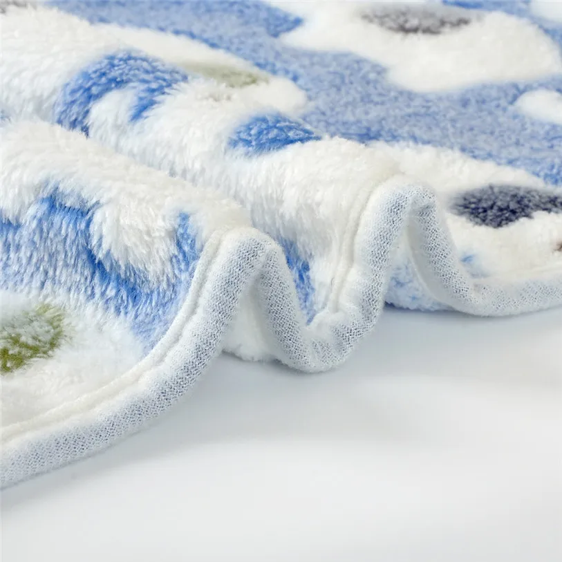Warm Flannel Pet Blanket Dog Cat Bed Mat Sleeping Mattress Small Medium Dogs Cats Air Condition Cushion Cover Towel Pet 40JA9 (15)
