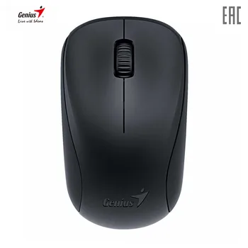 

Mouse Genius 31030109100 Computer Peripherals wireless gaming mice mouses for a laptop PC NX-7000 black G5 Hanger 2.4GHz wireless BlueEye 1200 dpi 1xAA