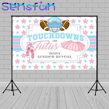

xq0642 Gender Reveal Party Background for Photography Customize Boy or Girl Baby Shower Backdrop for Photo Studio Vinyl