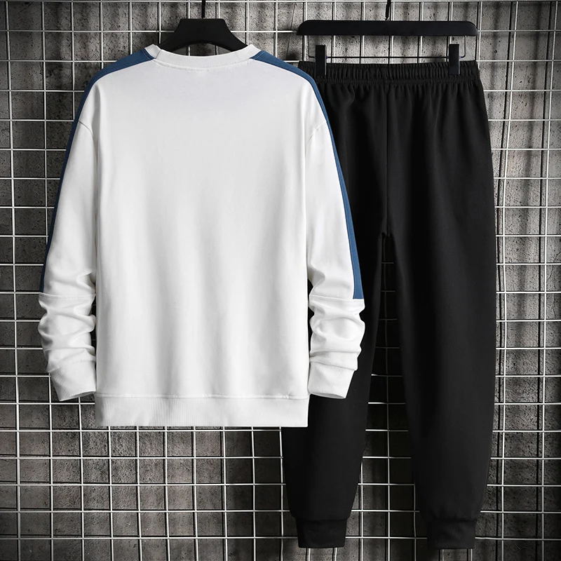 OEIN Trening Casual Bărbați Hanorac cu Capăt Ținută Toamnă Bărbați Seturi Sport 2021 Hanorac Bărbat + Pantaloni 2PCS Jogging_voghion.com
