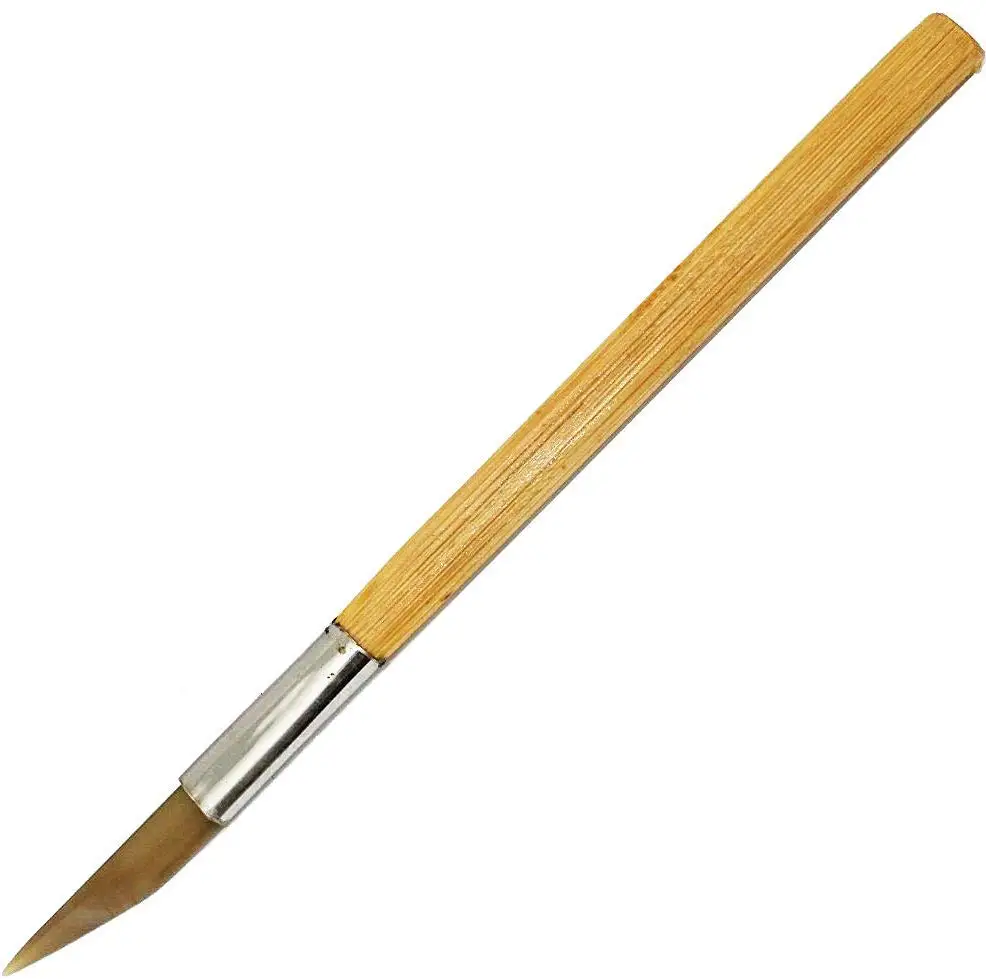 Полировщик из агата с закругленными точками, Бамбуковая ручка, резьба по дереву, драгоценная металлическая глина, латунный инструмент для сглаживания и полировки - Цвет: style 2