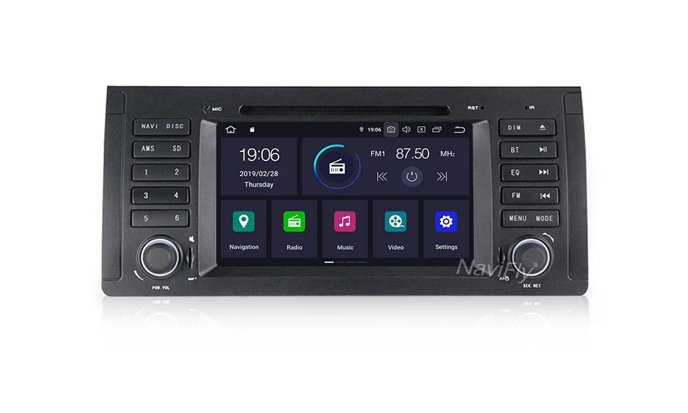 Flash Deal NaviFly IPS+DSP Android 9 car dvd radio player for BMW 5 Series E53 X5 E39 5 1997-2006 Auto gps system WIFI BT RDS USB MAP Link 27
