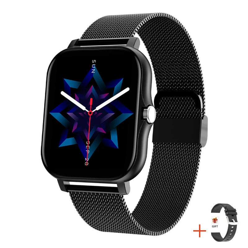 2022 New Men Smart Watch Women 1.69" Full Touch Bluetooth Call Fitness Tracker Heart Rate Monitor Blood Pressure Smart Bracelet 